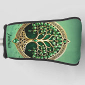 Couvre-club De Golf L'arbre de vie aux noeuds celtiques. (Devant)