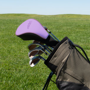 Couvre-club De Golf Lavande Lusace Monogramme