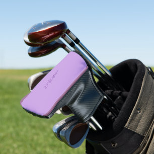 Couvre-club De Golf Lavande Lusace Monogramme