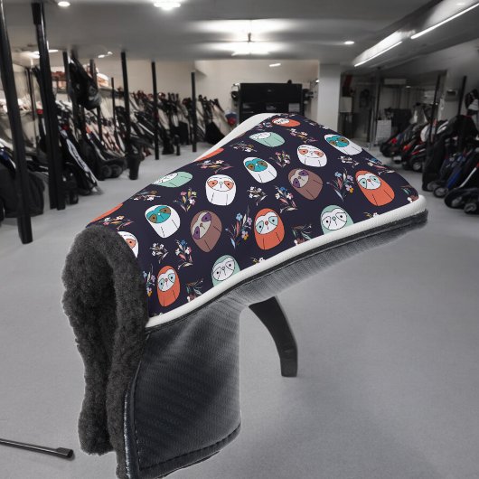 Couvre-club De Golf Lazy Sloth
