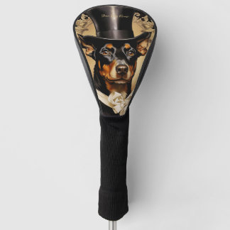 Couvre-club De Golf Le chien Doberman 001 - Odessa Leyendecker