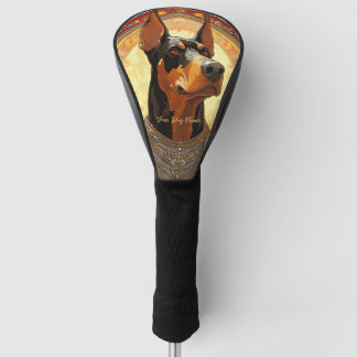 Couvre-club De Golf Le chien Doberman 002 - Natalia Mucha