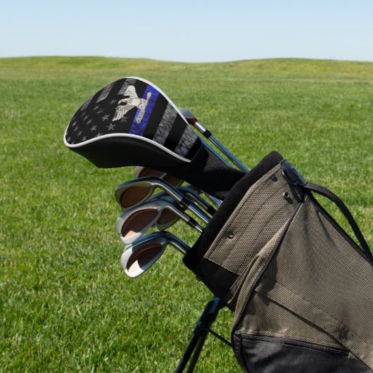 Couvre-club De Golf Le colonel Thin Blue Line Distresse (In Situ)