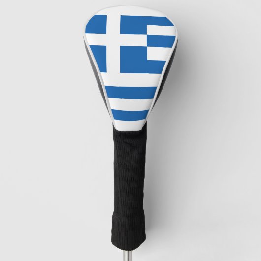 Couvre-club De Golf Le drapeau de la Grèce (Devant)