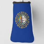 Couvre-club De Golf Le drapeau du New Hampshire (Tourné à 90°)