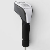 Couvre-club De Golf Le frisson du golfeur (Incliné)