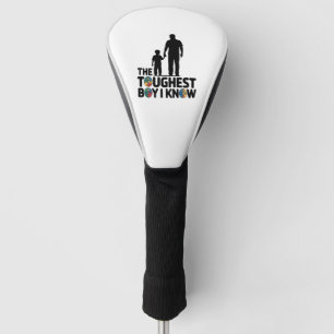 Couvre-club De Golf Le garçon le plus dur que je connaisse Fête des pè