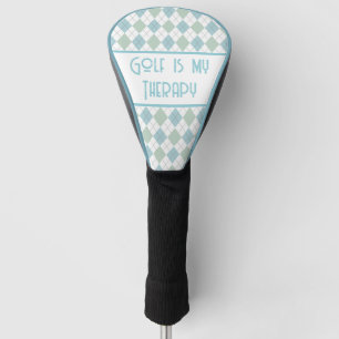 Couvre-club De Golf Le golf est mon Jacquard thérapeutique