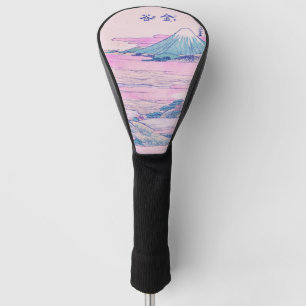 Couvre-club De Golf Le Mont Fuji Ukiyo-e Art Vintage japonais