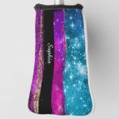 Couvre-club De Golf Le nom de Brush Strokes (Tourné à 90°)