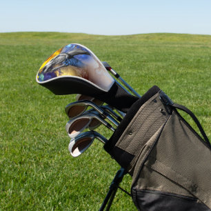 Couvre-club De Golf le physique d'homme musclé en nuances de gris de S