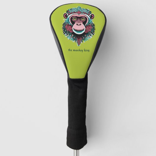Couvre-club De Golf le roi singe (Devant)