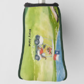 Couvre-club De Golf Le thème du Texas pour le golfeur (Tourné à 90°)