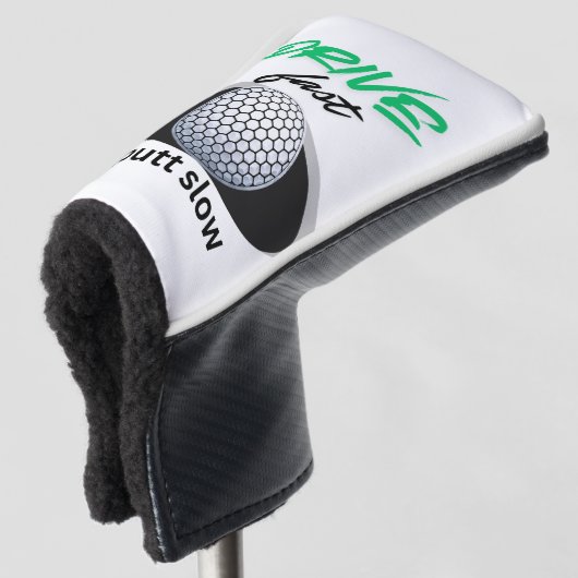 Couvre-club De Golf Lecteur rapide, putt lent (Devant 3/4)