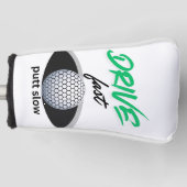 Couvre-club De Golf Lecteur rapide, putt lent (Devant)