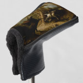 Couvre-club De Golf Légende du cavalier sans tête fantôme d'Halloween (Devant 3/4)