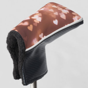 COUVRE-CLUB DE GOLF LES COEURS DU JOUR DE ROSE VALENTINE