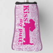 Couvre-club De Golf Les dames embrassent mon teckel effronté de tête (Tourné à 90°)