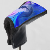 Couvre-club De Golf Les dauphins au clair de lune (Devant 3/4)