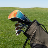 Couvre-club De Golf lever de soleil géométrique Abstrait (In Situ)