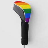 Couvre-club De Golf LGBT Rainbow Strip (Incliné)
