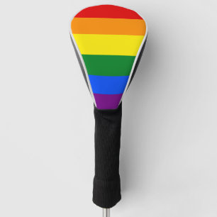 Couvre-club De Golf LGBT Rainbow Strip
