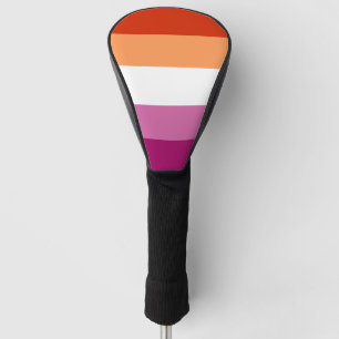 Couvre-club De Golf LGBTQ+ Lesbian Flag Stripes Pride -