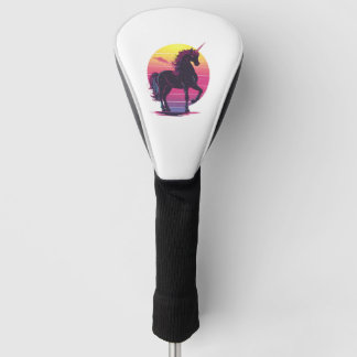 Couvre-club De Golf Licorne Néo Rétro des Années 80 (1)