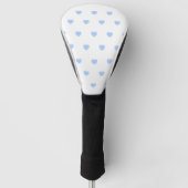Couvre-club De Golf light blue hearts pattern (Devant)