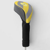 Couvre-club De Golf Light Yellow and Soft Gray Customize (Incliné)