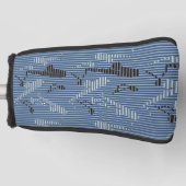 Couvre-club De Golf Lignes de saxophone (Devant)