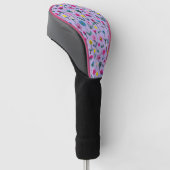 Couvre-club De Golf Lilac Floral Golf Head Cover (Incliné)