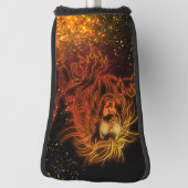 Couvre-club De Golf Lion (Tourné à 90°)