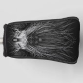 Couvre-club De Golf Lion avec monogramme de couronne (Devant)