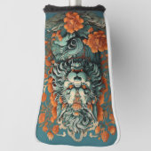 Couvre-club De Golf Lion de la grippe de la sagesse (Tourné à 90°)