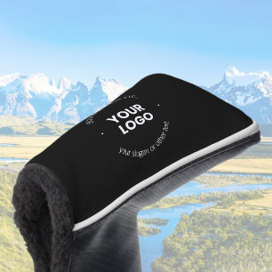 Couvre-club De Golf Logo de votre entreprise et texte modifiable Noi
