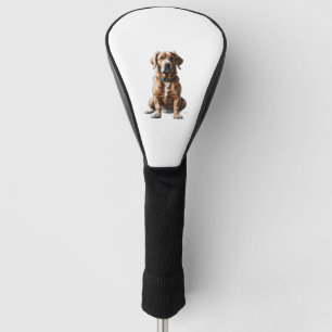 Couvre-club De Golf logo design t-shirt chien