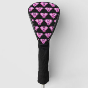 Couvre-club De Golf Logo Diamond Sensibilisation au Cancer du Sein Noi