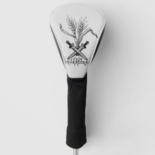 Couvre-club De Golf logo du blé, de l'épée et du gardien