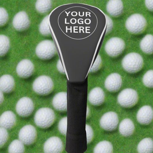 Couvre-club De Golf Logo gris l Promotionnels Professionnel Marqué
