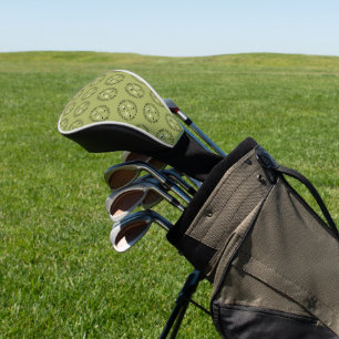 Couvre-club De Golf Logo kaki monogrammé pour golfeurs