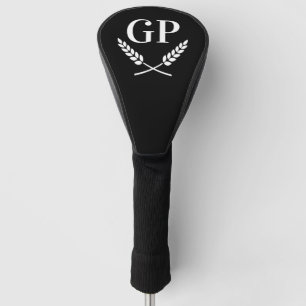 Couvre-club De Golf Logo monogramme personnalisé cime de golf couvertu