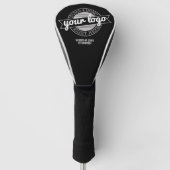 Couvre-club De Golf Logo Office Business de base avec informations de  (Devant)