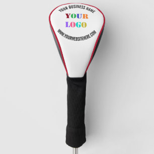 Couvre-club De Golf Logo personnalisé et texte promotionnel Golf Head 