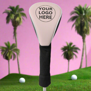Couvre-club De Golf Logo Personnalisé Ici L Blush Pink Professionnel M