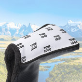 Couvre-club De Golf Logo simple à répéter | Blanc