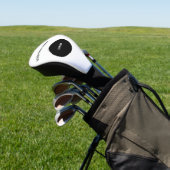 Couvre-club De Golf Logo simple avec promo texte (In Situ)