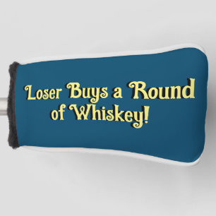 Couvre-club De Golf Loser achète une couverture Whiskey Golf Head
