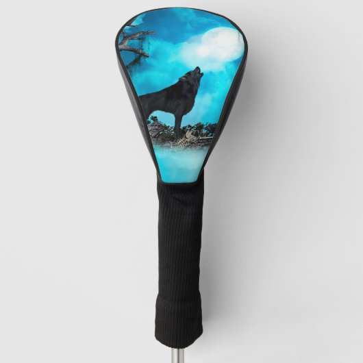 Couvre-club De Golf Loup impressionnant (Devant)