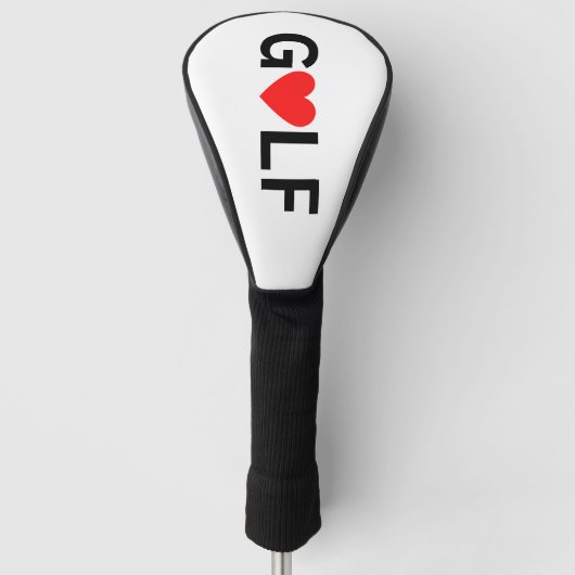 Couvre-club De Golf Love Golf Driver Cover (Devant)